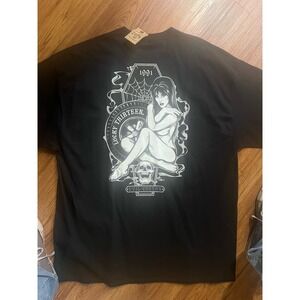 Lucky 13 Pin Up Punk Street Rod Bike Gothic Americana Tattoo Mens Tee MISS TRUST